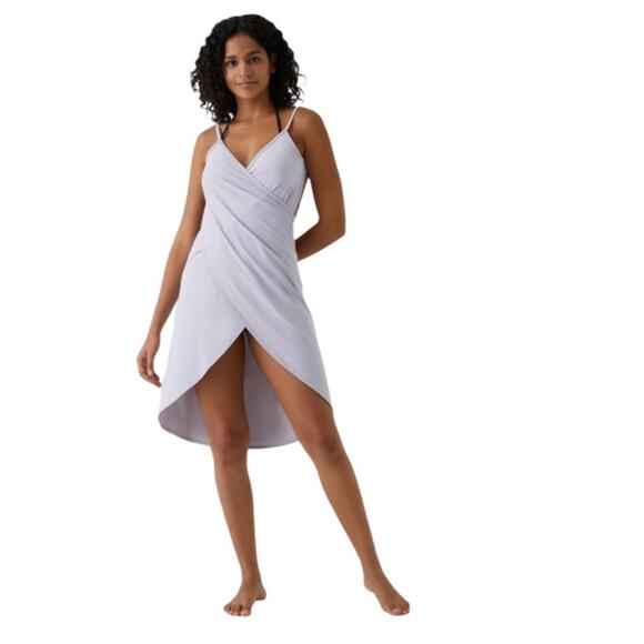 Halara Spaghetti Strap Crossover Backless Cover Up Wrap Cool Touch UPF50+ New - Picture 1 of 14